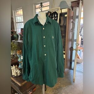 U.S. Polo Assn. Men's Green Casual Button Down Shirt